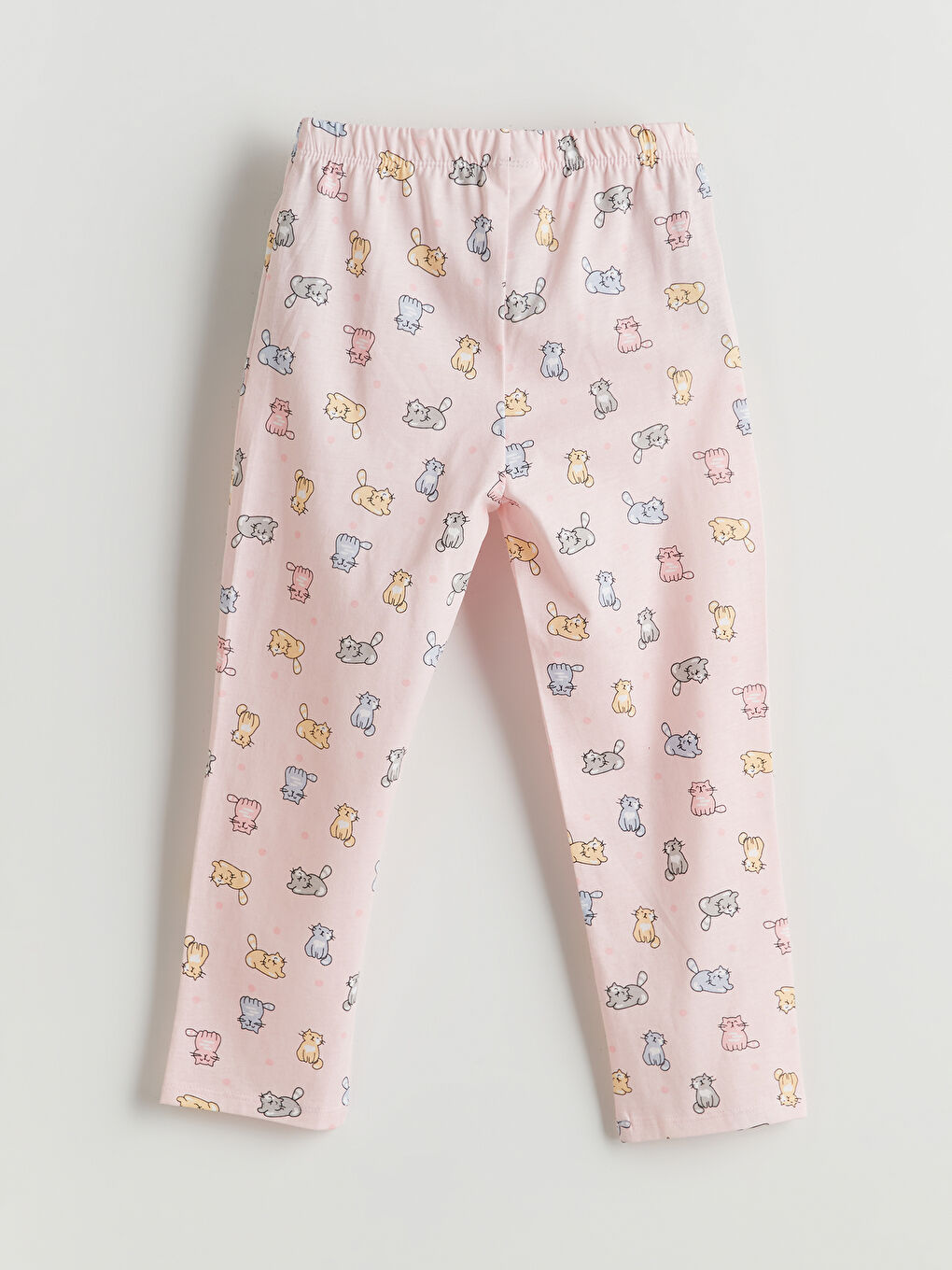 LCW Kids سێتی بیجامەی چاپکراوی یه‌خه‌ی كراسی بۆ کچان -W50879Z1-LT4