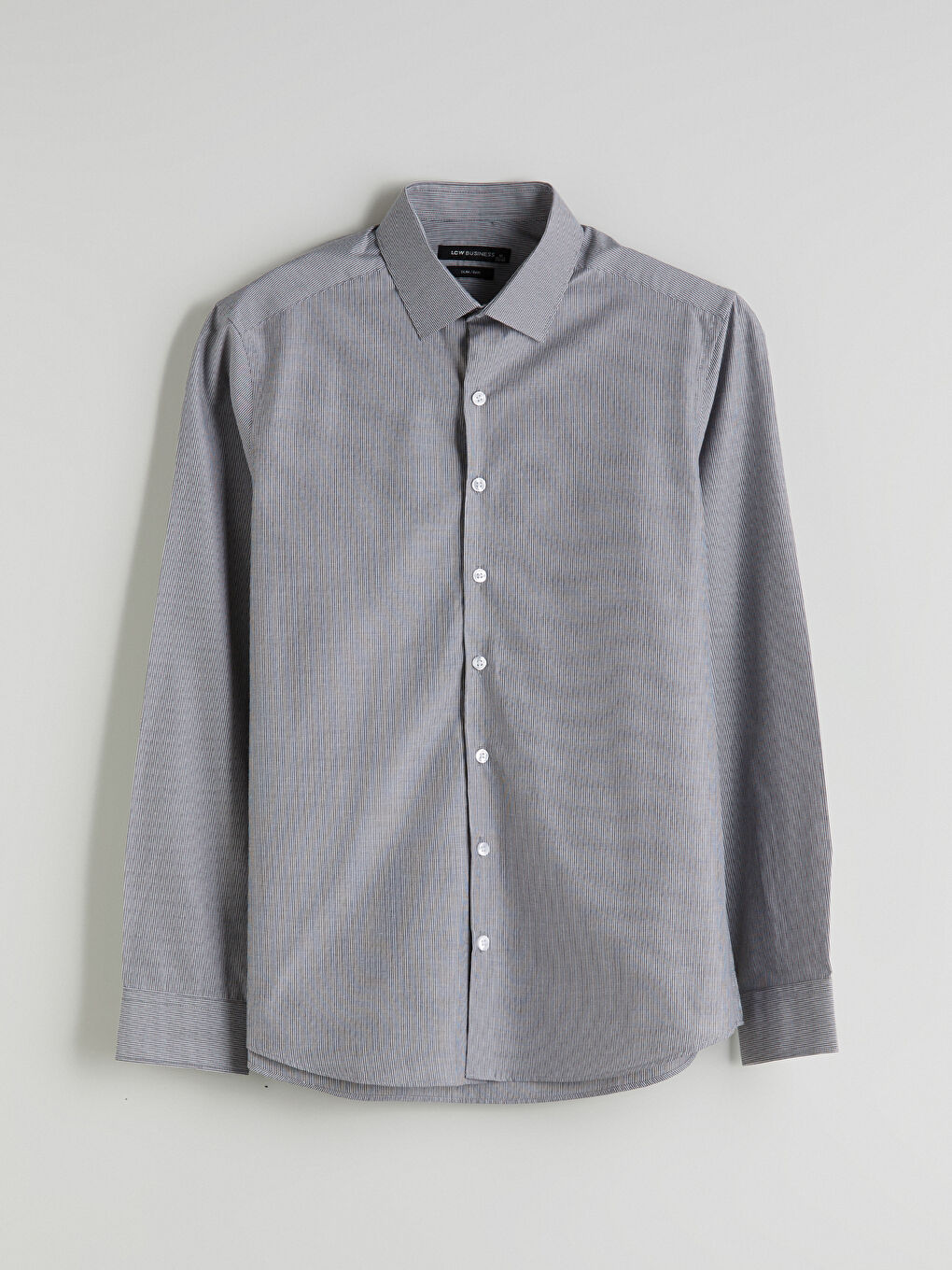 LCWAIKIKI Formal Slim Fit Long Sleeve Striped Poplin Men's Shirt -W50883Z8-LE0
