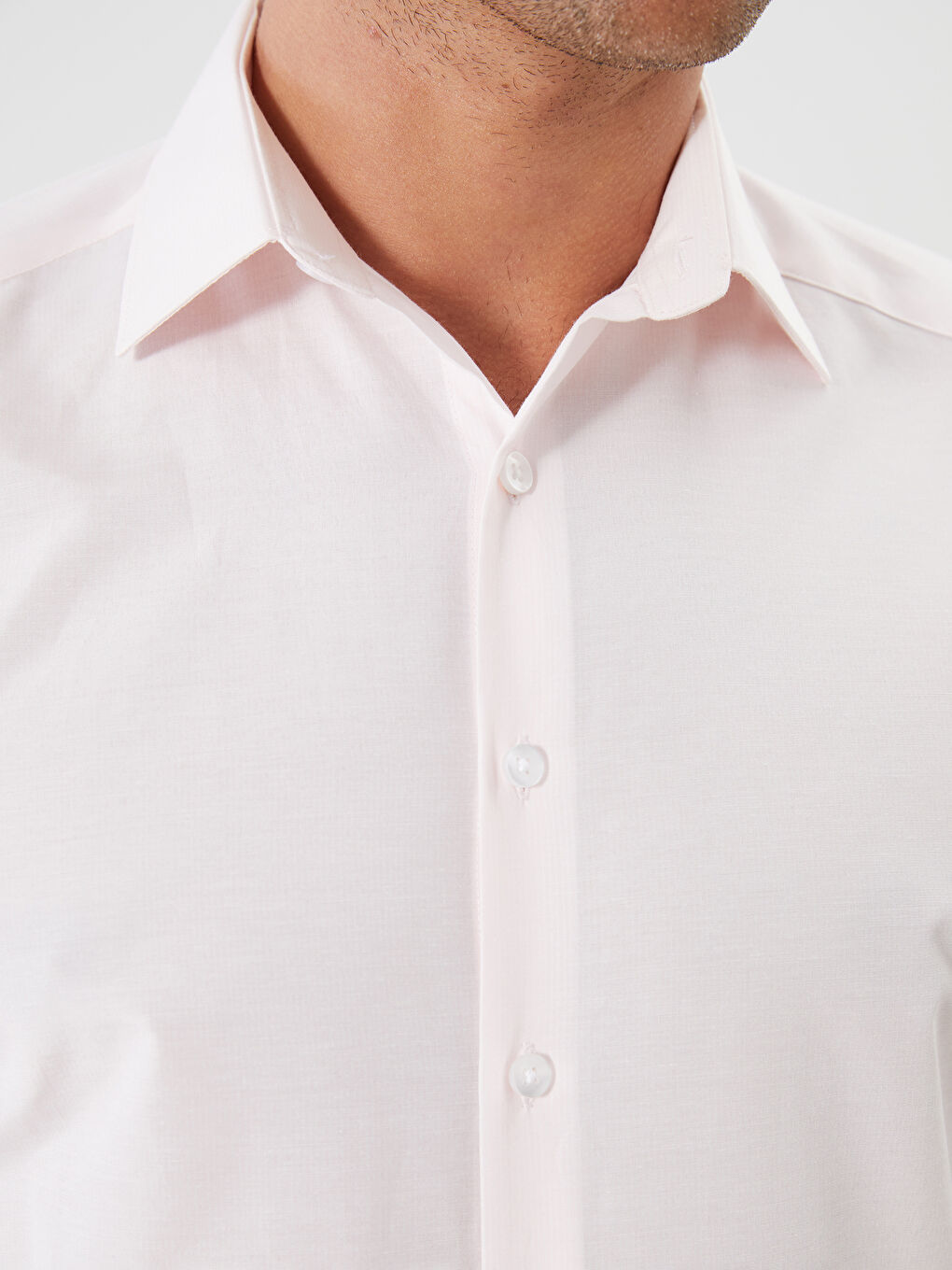 LCWAIKIKI Formal Slim Fit Long Sleeve Striped Poplin Men's Shirt -W50883Z8-LHF