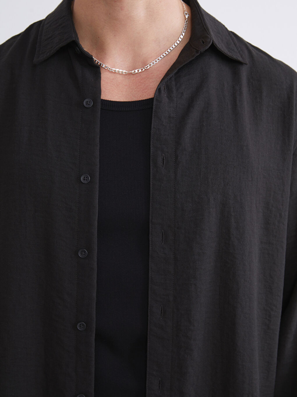 XSIDE Regular Fit Long Sleeve Men's Shirt -W50886Z8-RQL