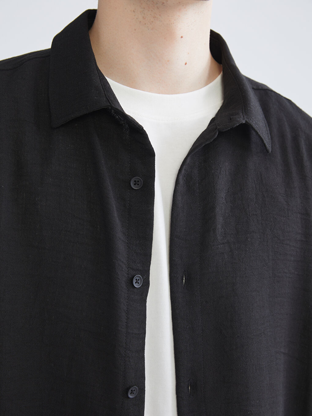 XSIDE Regular Fit Long Sleeve Men's Shirt -W50886Z8-RQL