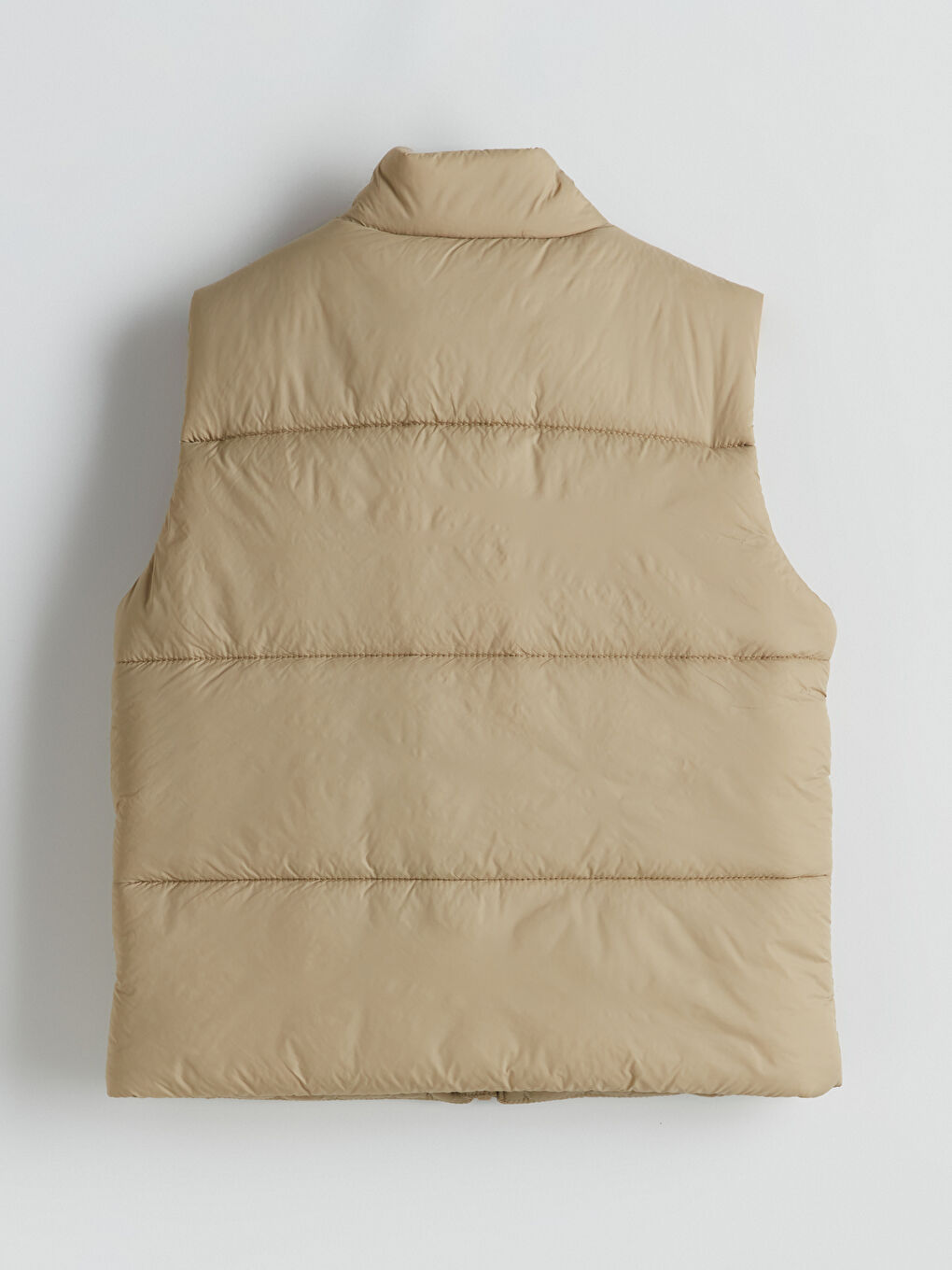 Turtle Neck Boy Down Vest-2