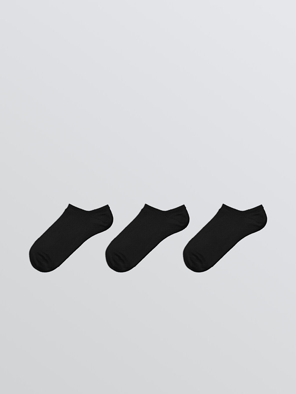 LCW DREAM Women's Plain Sneaker Socks 3-Pack -W50921Z8-J0F