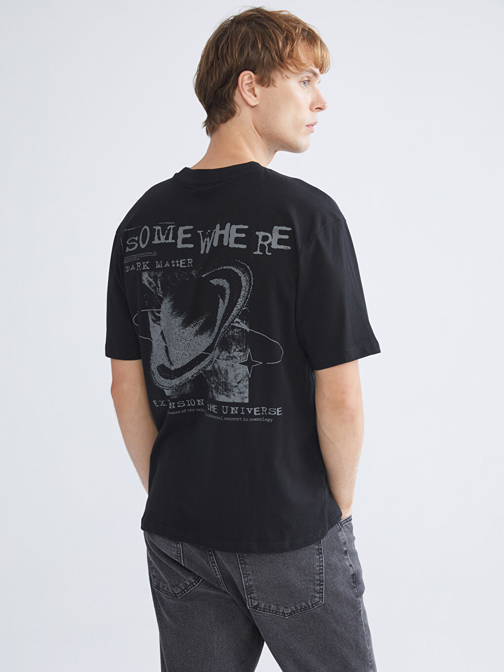 Crew Neck Printed Men's T-Shirt