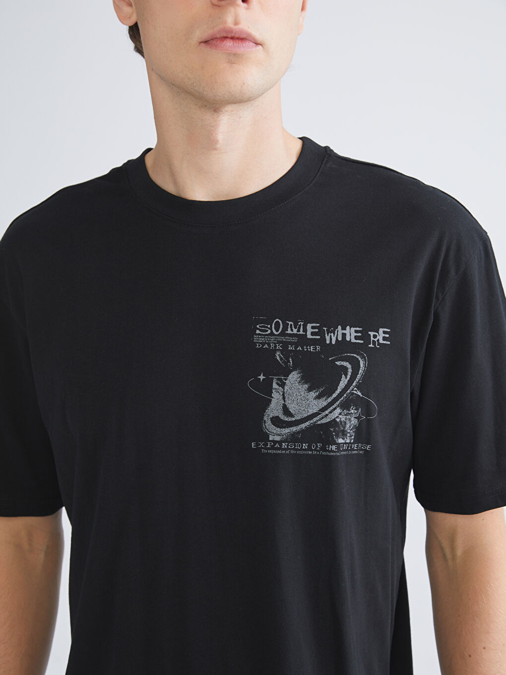 Crew Neck Printed Men's T-Shirt-2