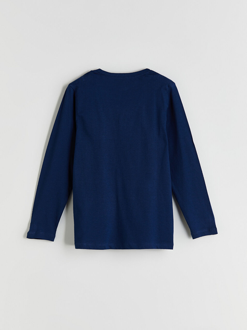 Lacivert Baskılı Erkek Çocuk Pijama Üst-1