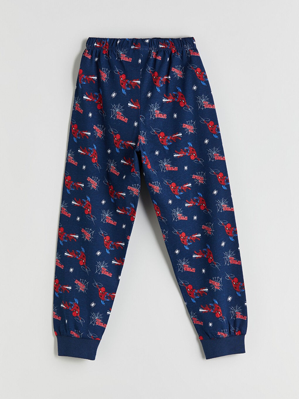 LCW Kids طقم بيجاما أولاد مطبوع سبايدر مان بكول مدور -W50956Z4-HNK
