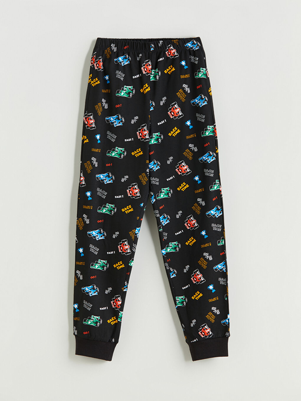 LCW Kids Crew Neck Printed Boys' Pyjama Set -W50972Z4-GAA