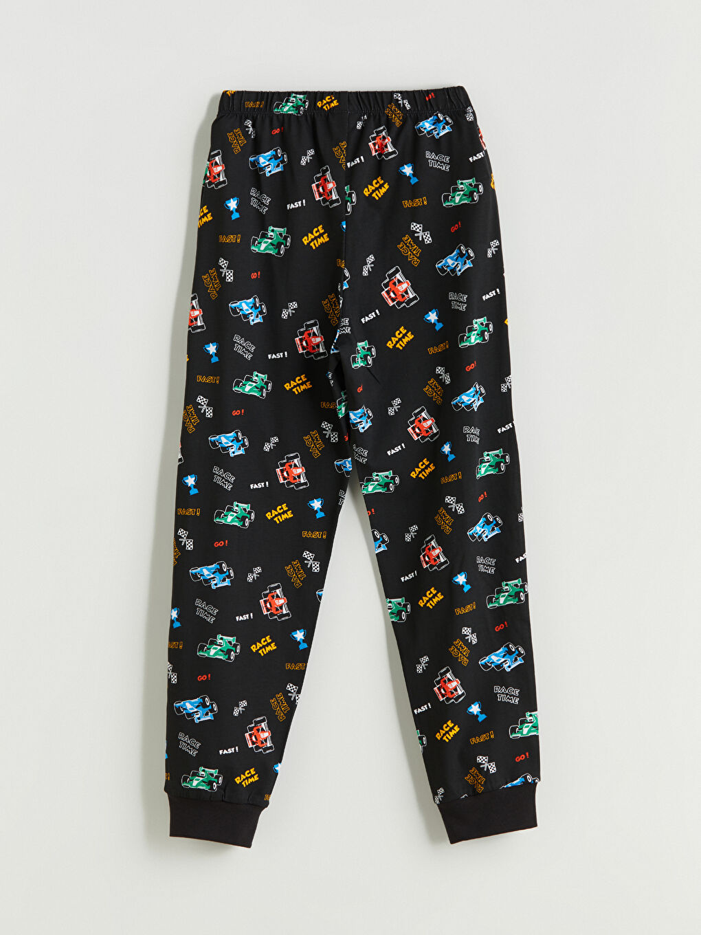 LCW Kids Crew Neck Printed Boys' Pyjama Set -W50972Z4-GAA