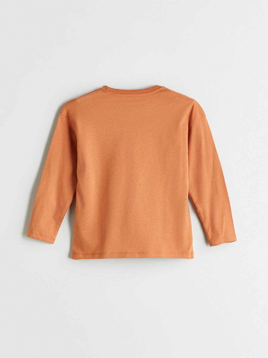 Turuncu Brooklyn Baskılı Erkek Çocuk Tişört-1