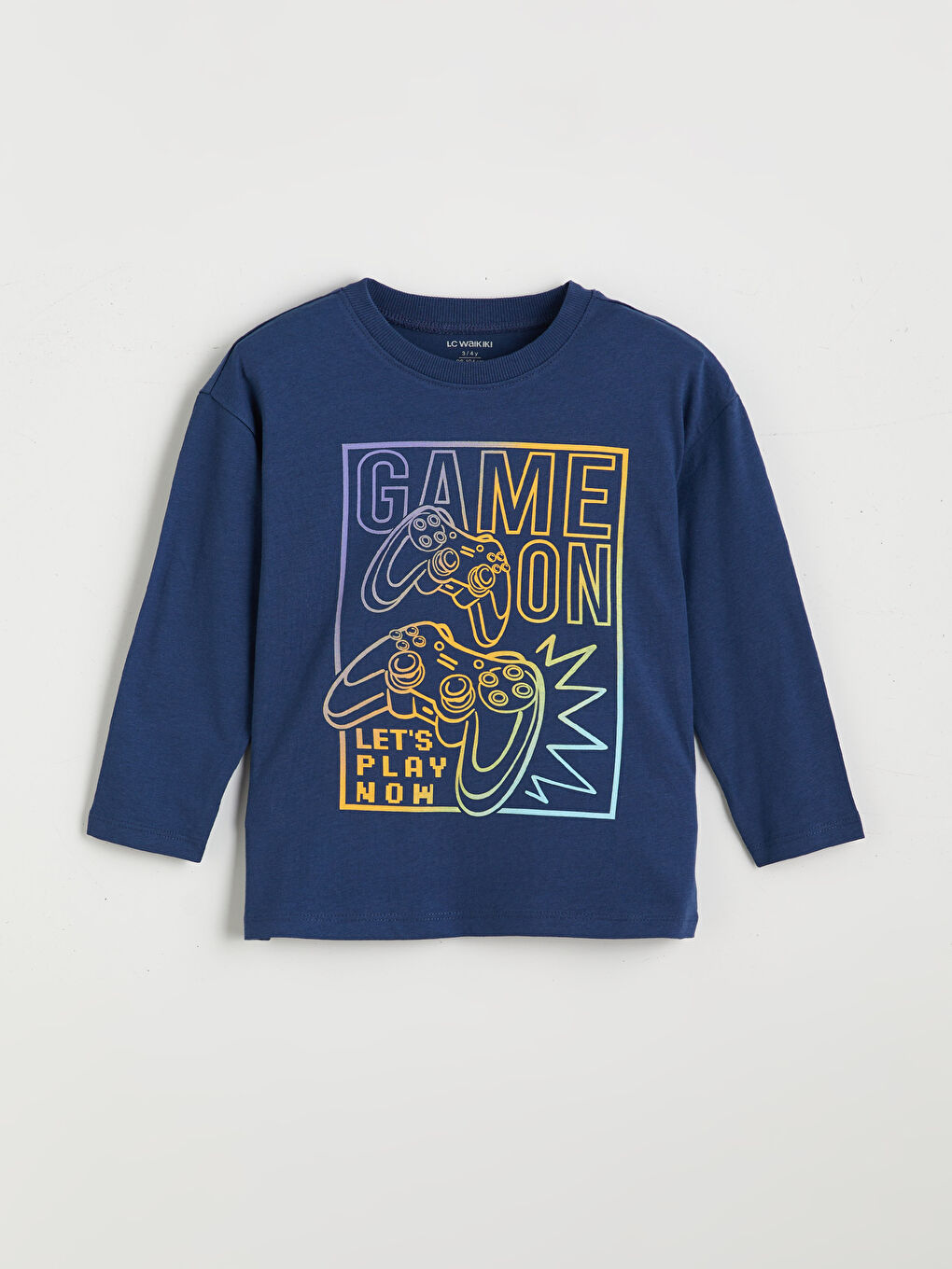 LCW Kids تیشێرت یه‌خه‌ خڕ بۆ کوڕان ٢ دانە پێکەوە -W50990Z1-QVK