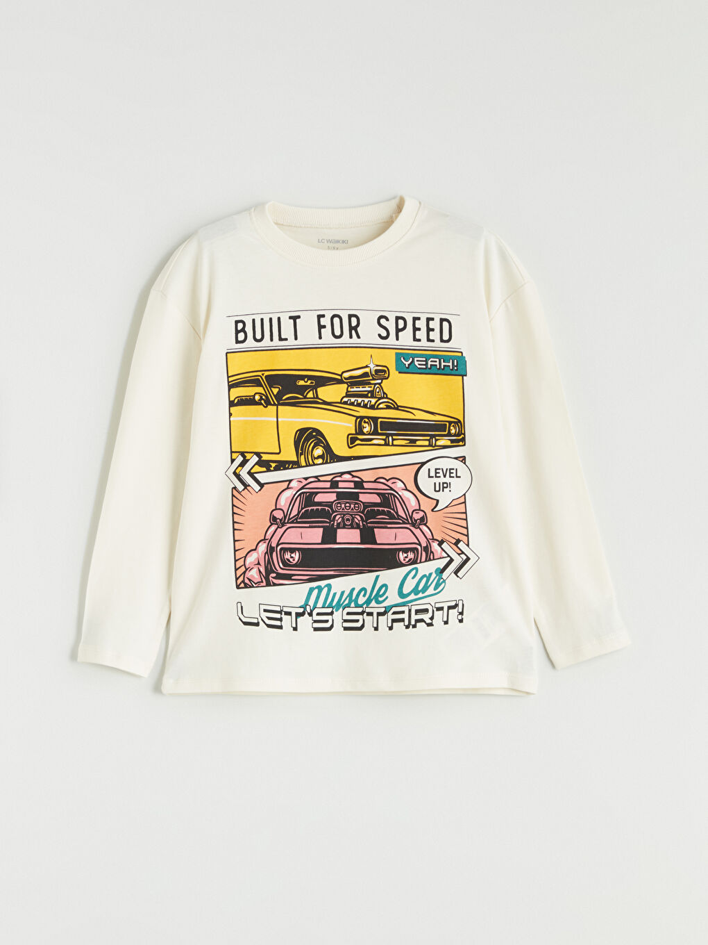 LCW Kids Crew Neck Printed Boys' T-Shirt 2 Pack -W50993Z1-QVK