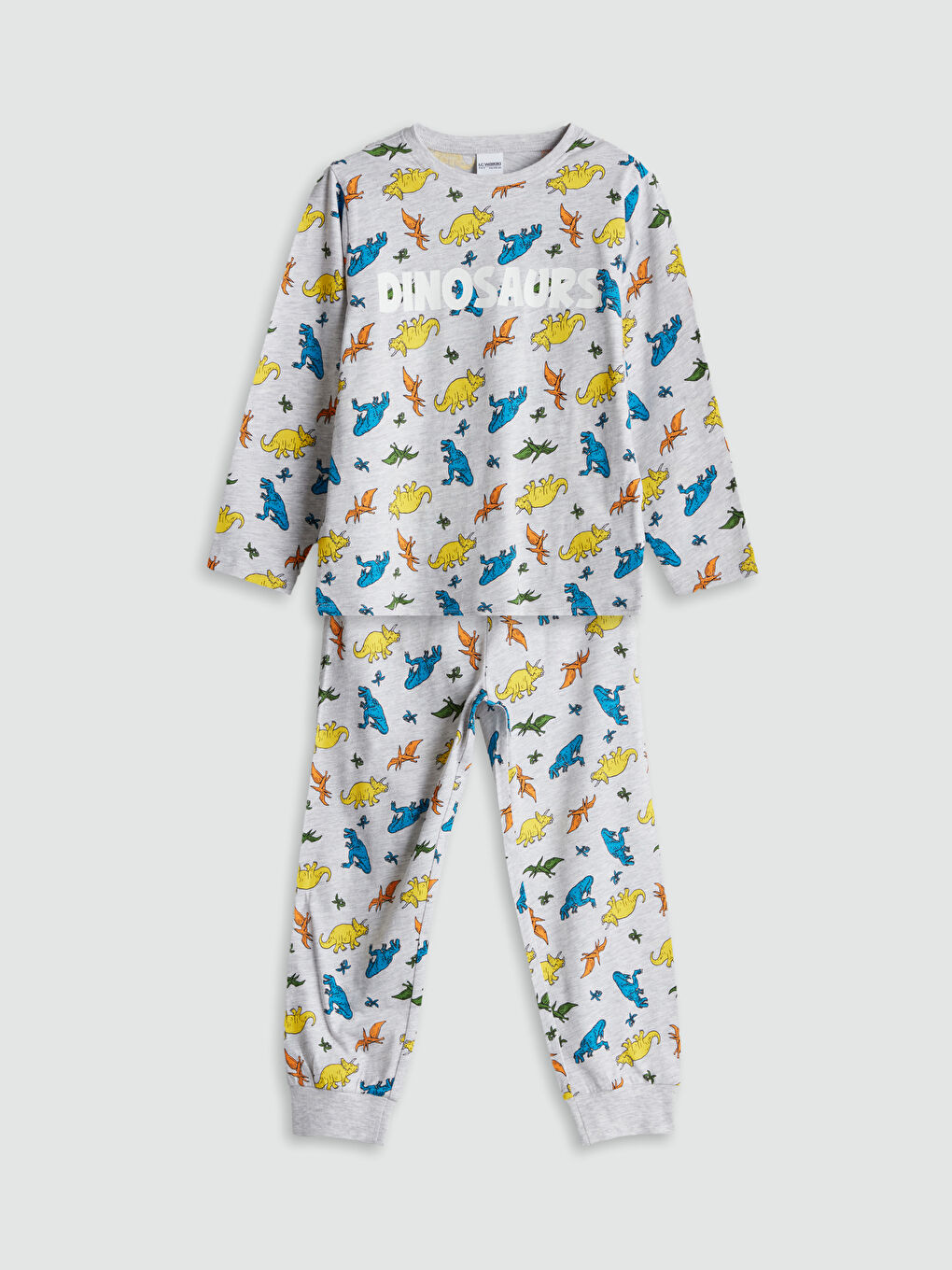 LCW Kids Crew Neck Printed Boys' Pyjama Set -W51000Z1-998