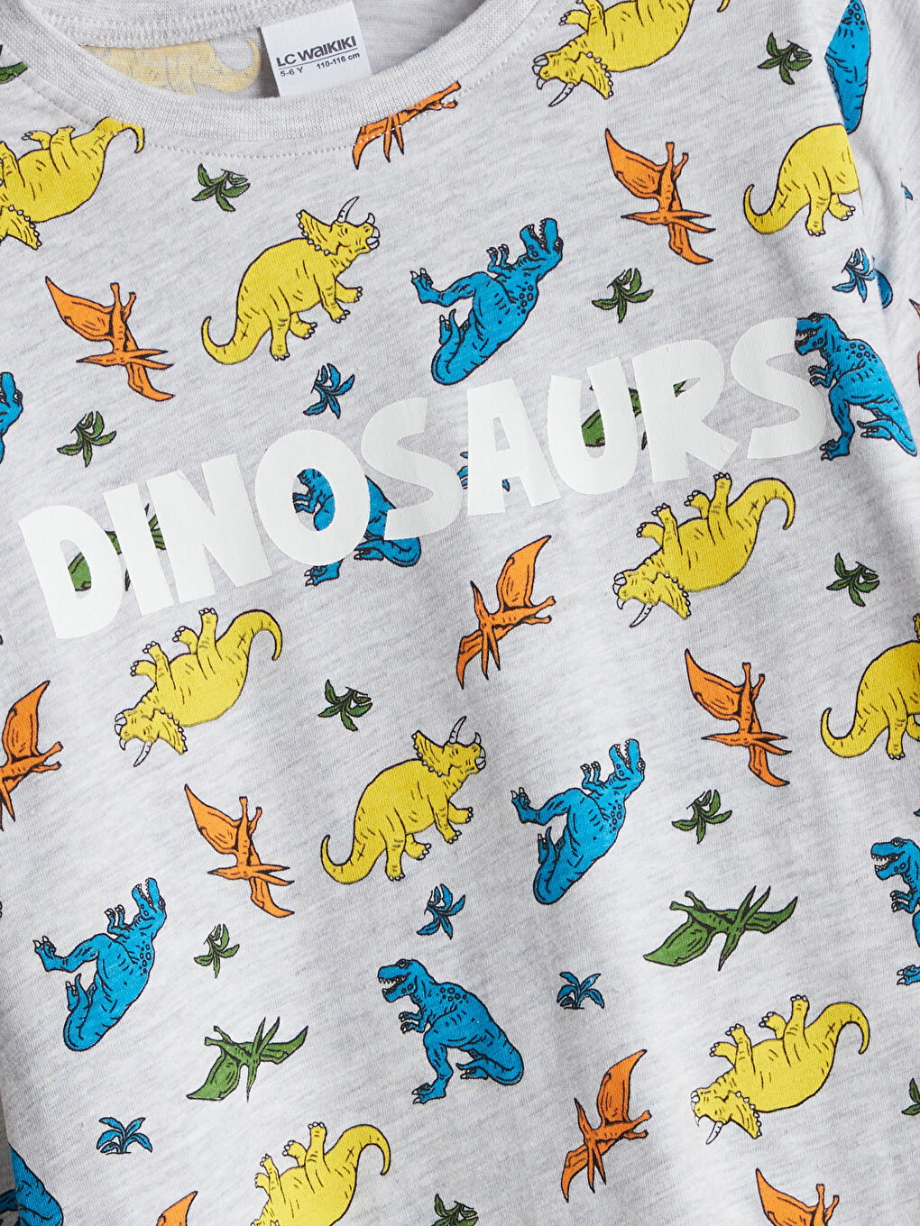 LCW Kids Crew Neck Printed Boys' Pyjama Set -W51000Z1-998