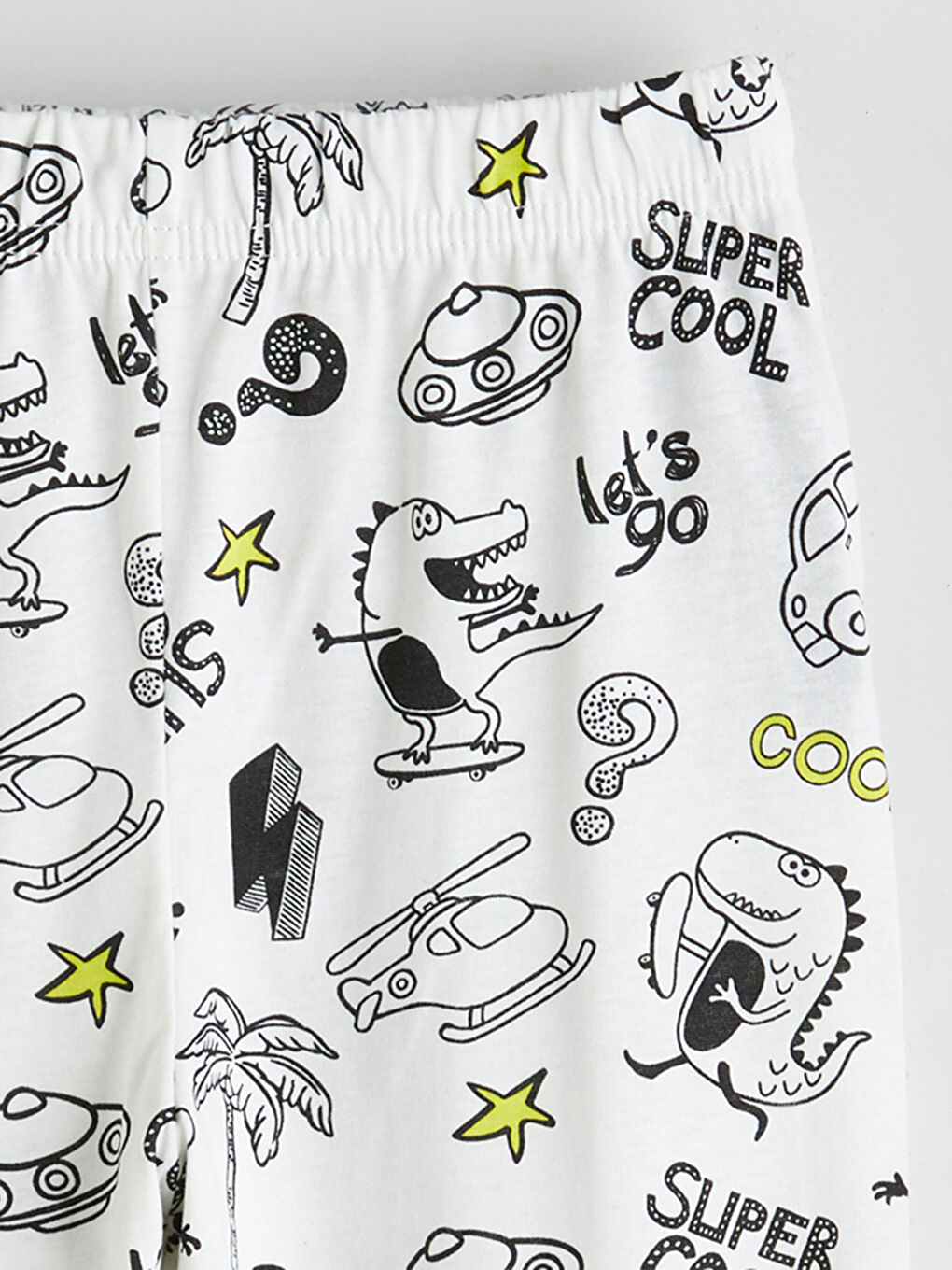 LCW Kids Crew Neck Boys' Pyjama Set -W51011Z1-LRA