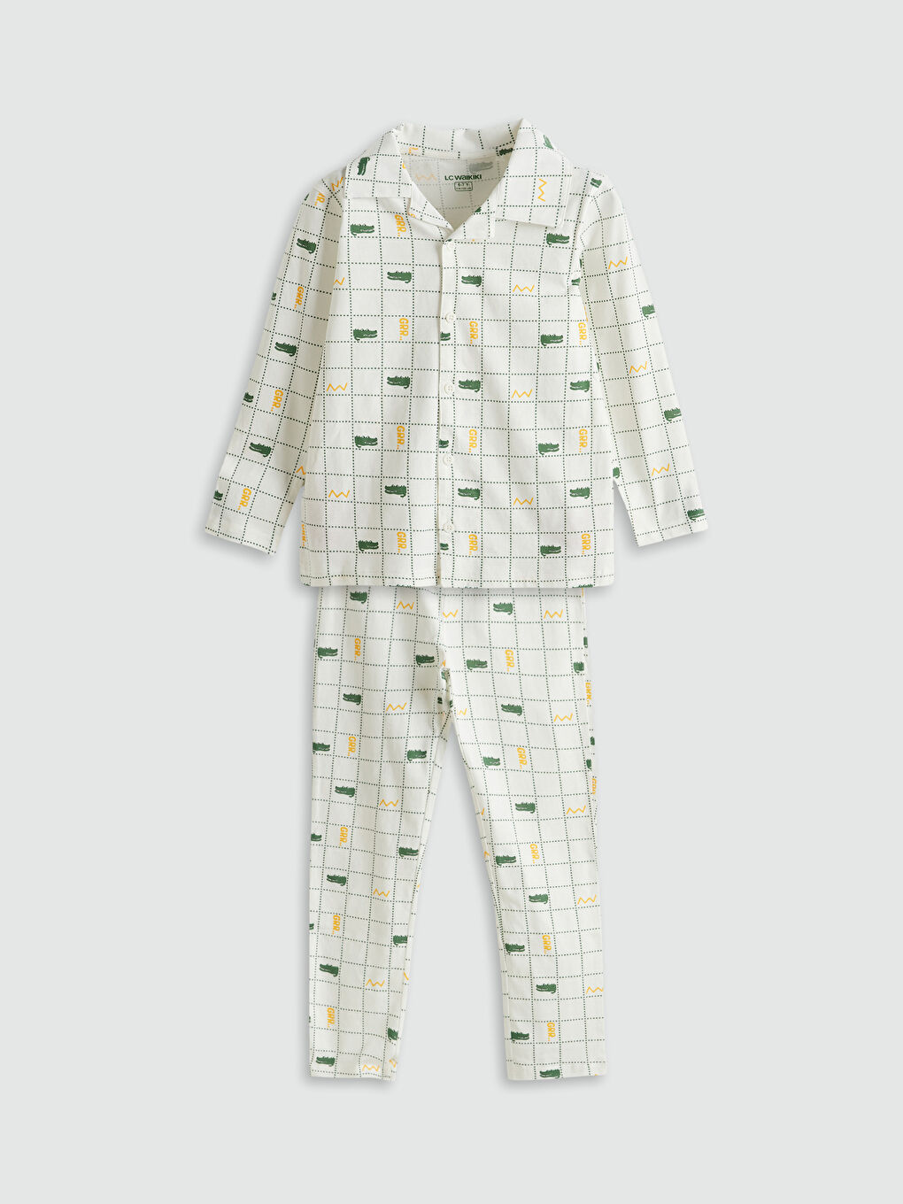LCW Kids طقم بيجاما بيج فاتح / ايكرو ولد -W51022Z1-LRA