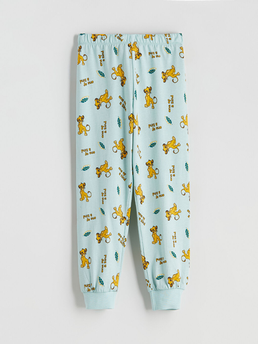 Yeşil Aslan Kral Basklı Erkek Çocuk Pijama Alt