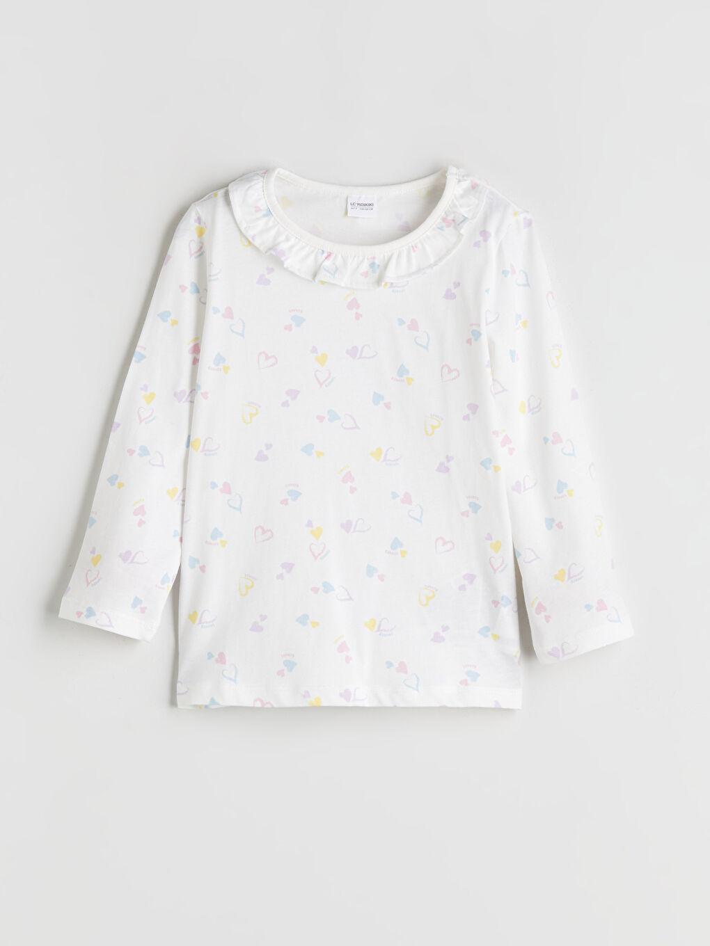 LCW Kids سێتی بیجامە بێجی كاڵ کچ -W51038Z1-LRA