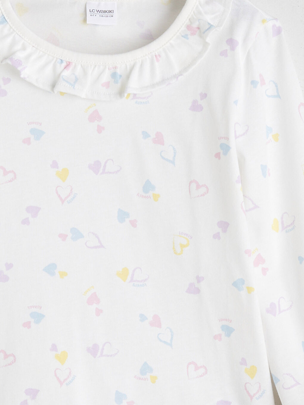 LCW Kids سێتی بیجامە بێجی كاڵ کچ -W51038Z1-LRA
