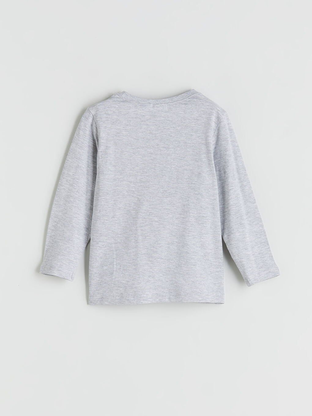 Gri Mickey Mouse Baskılı Erkek Çocuk Pijama Üst-2