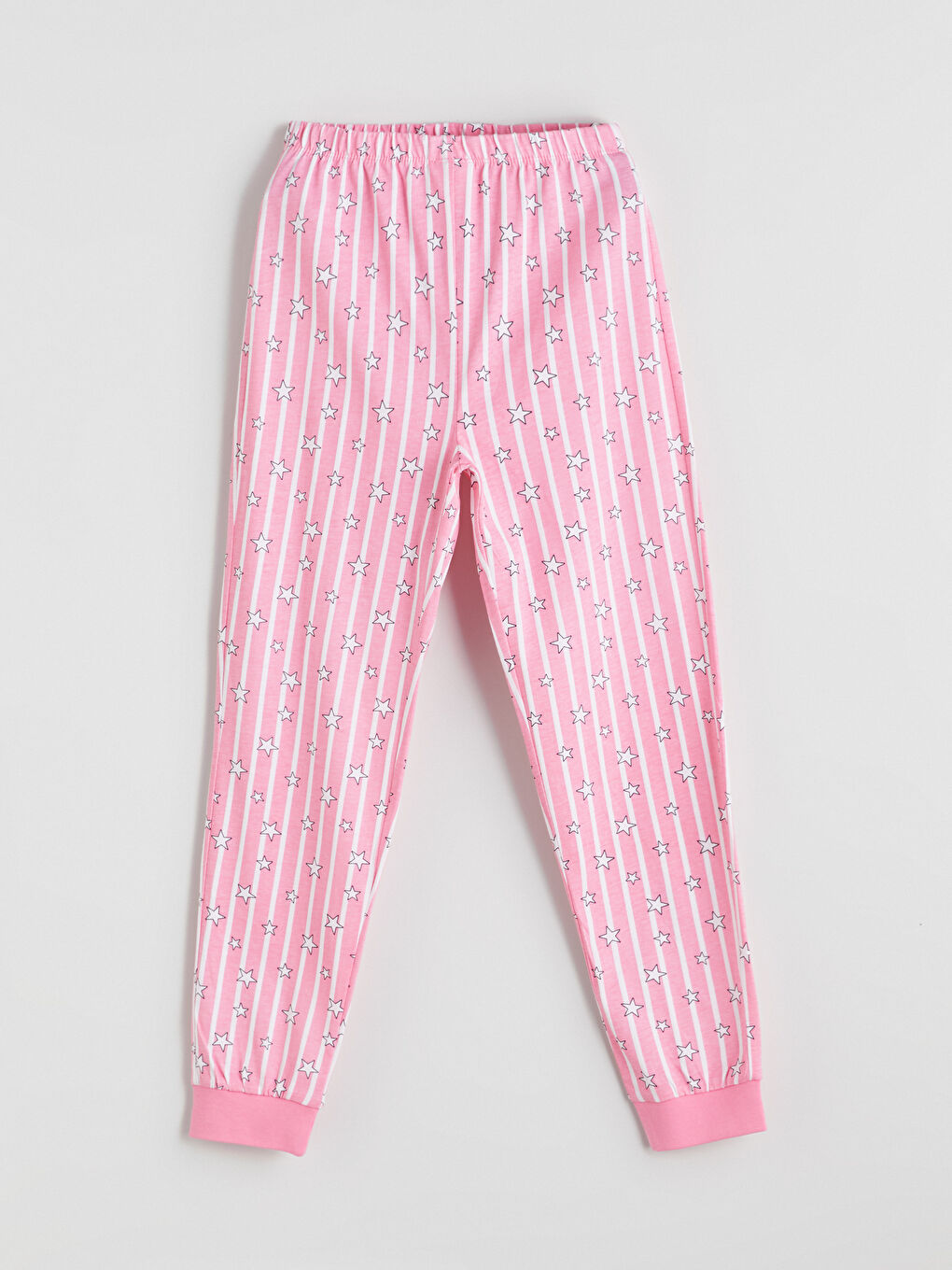 Crew Neck Girls' Pyjama Set-6
