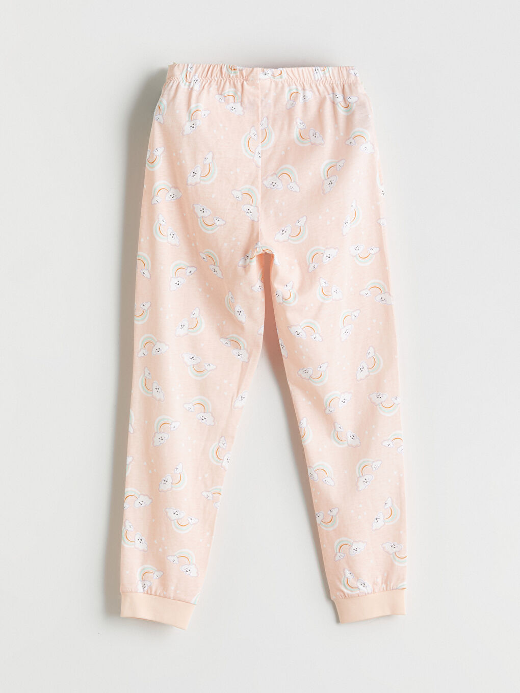 LCW Kids Crew Neck Girls' Pyjama Set -W51063Z4-FES