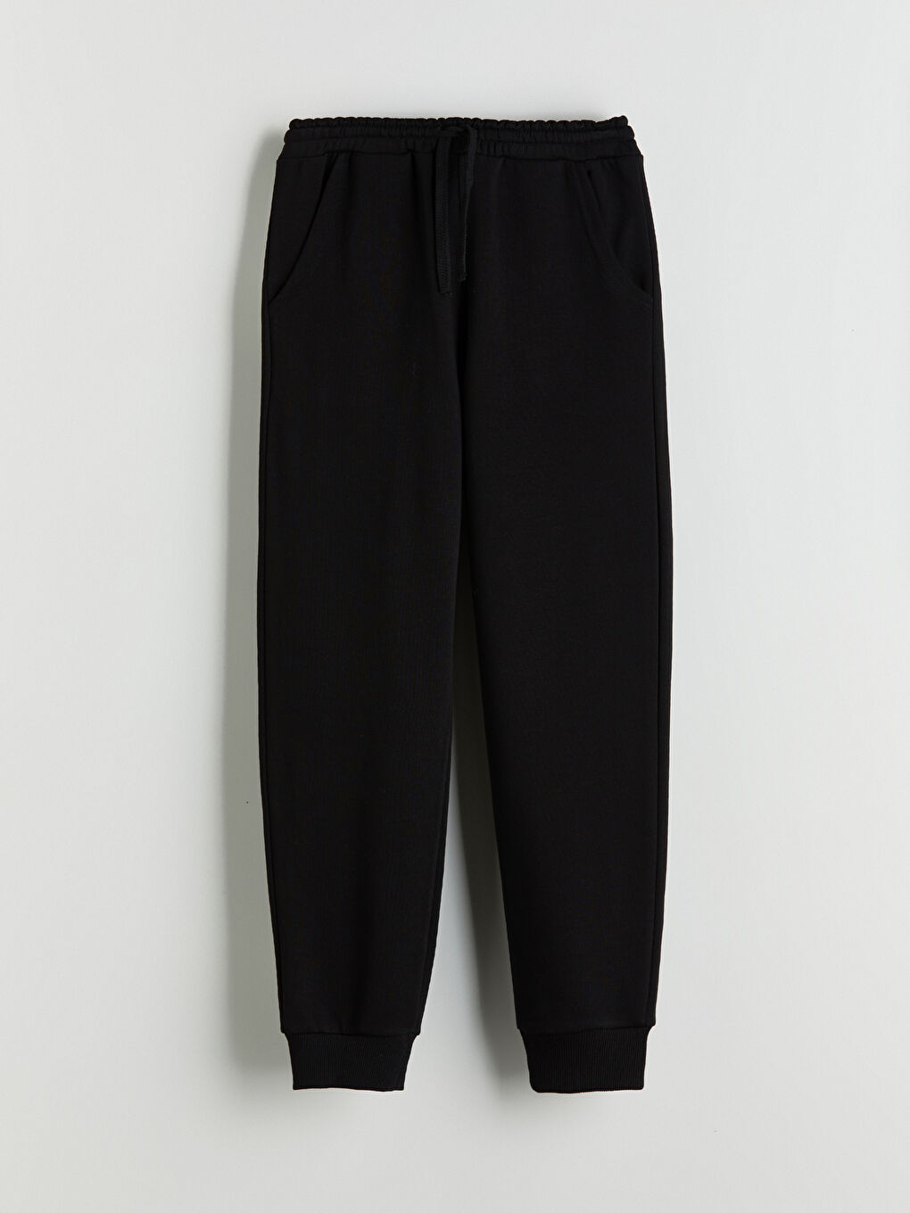 Siyah Beli Lastikli Erkek Çocuk Jogger  Eşofman Altı