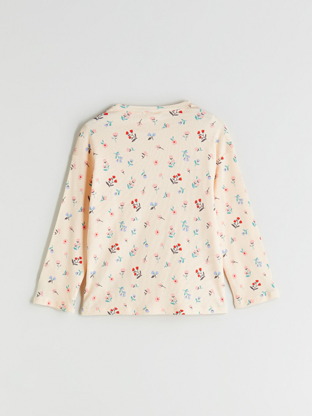 LCW Kids Crew Neck Floral Girls' Pyjama Set -W51070Z4-LQH