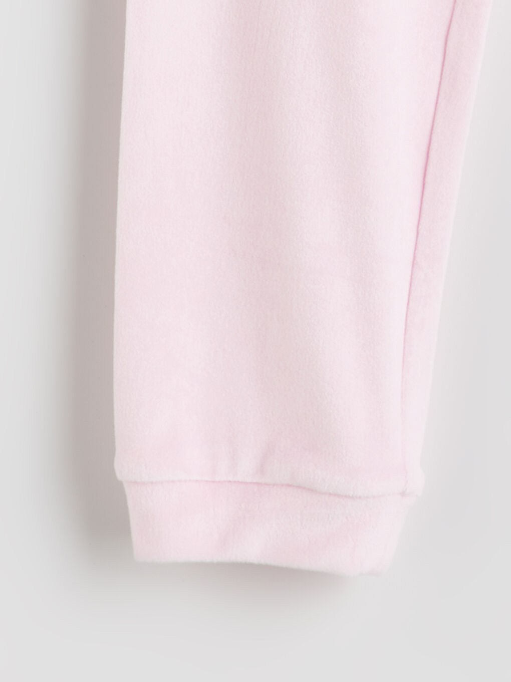 Pembe Beli Lastikli Kız Çocuk Pijama Alt-2