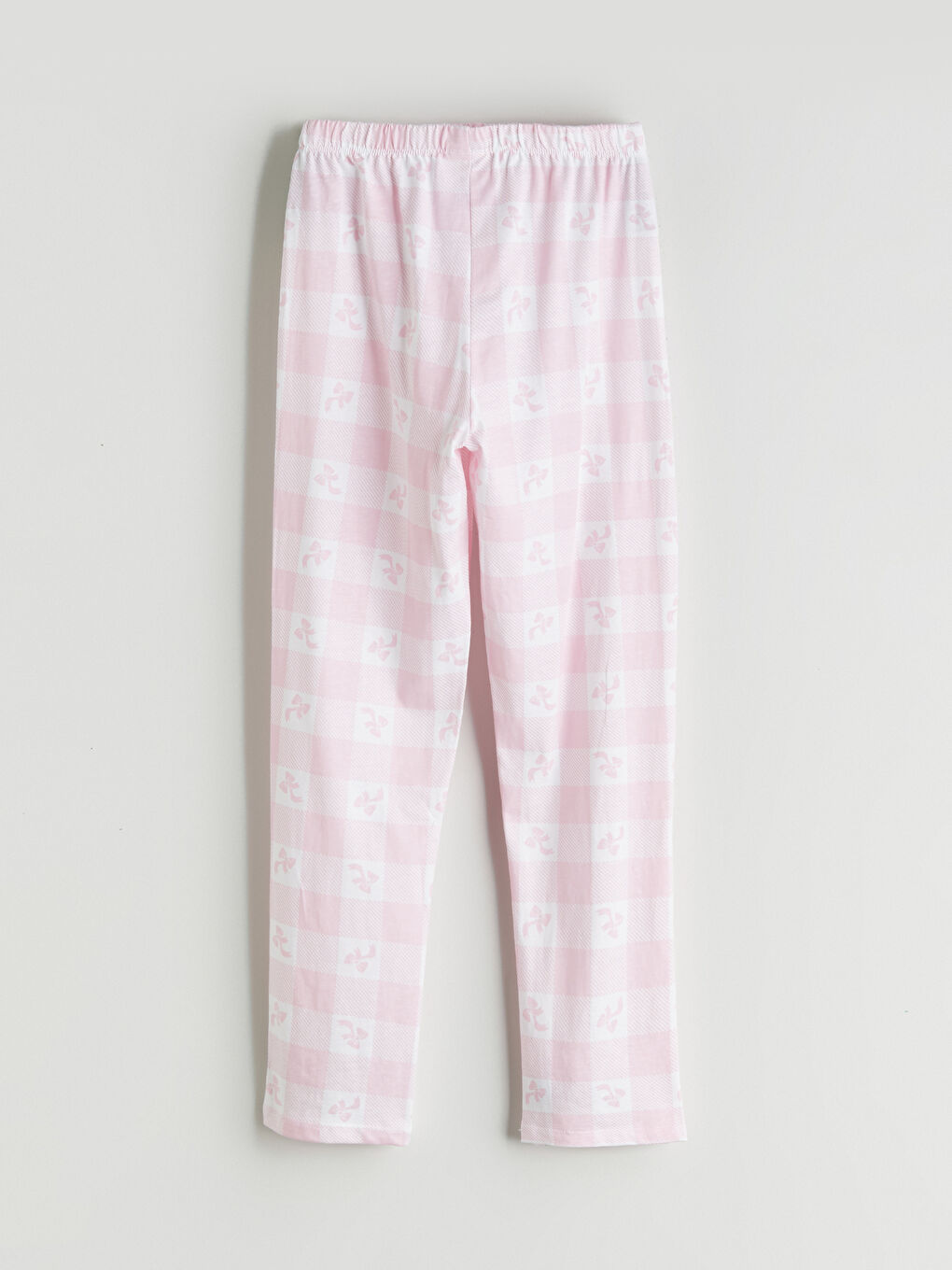 LCW Kids Crew Neck Girls' Pyjama Set -W51076Z4-QXD