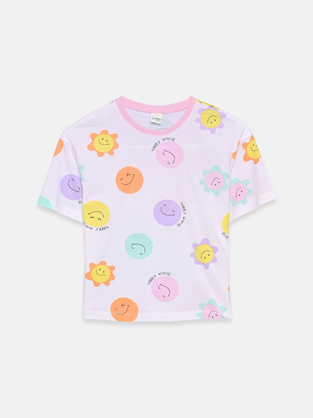 Комплект піжами для дівчаток з принтом-1