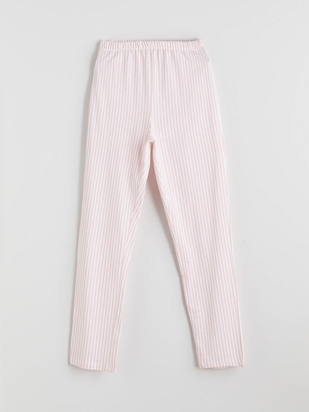 بنطلون بيجامة مخطط للبنات بخصر مرن