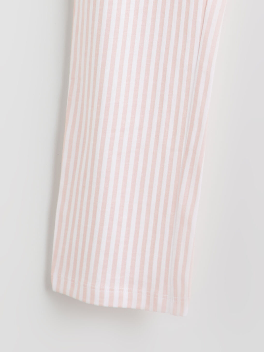 بنطلون بيجامة مخطط للبنات بخصر مرن-2