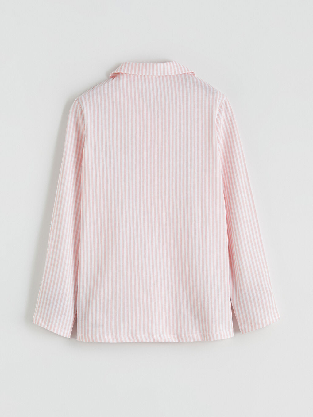 Піжамний комплект для дівчаток з відкладним коміром-5