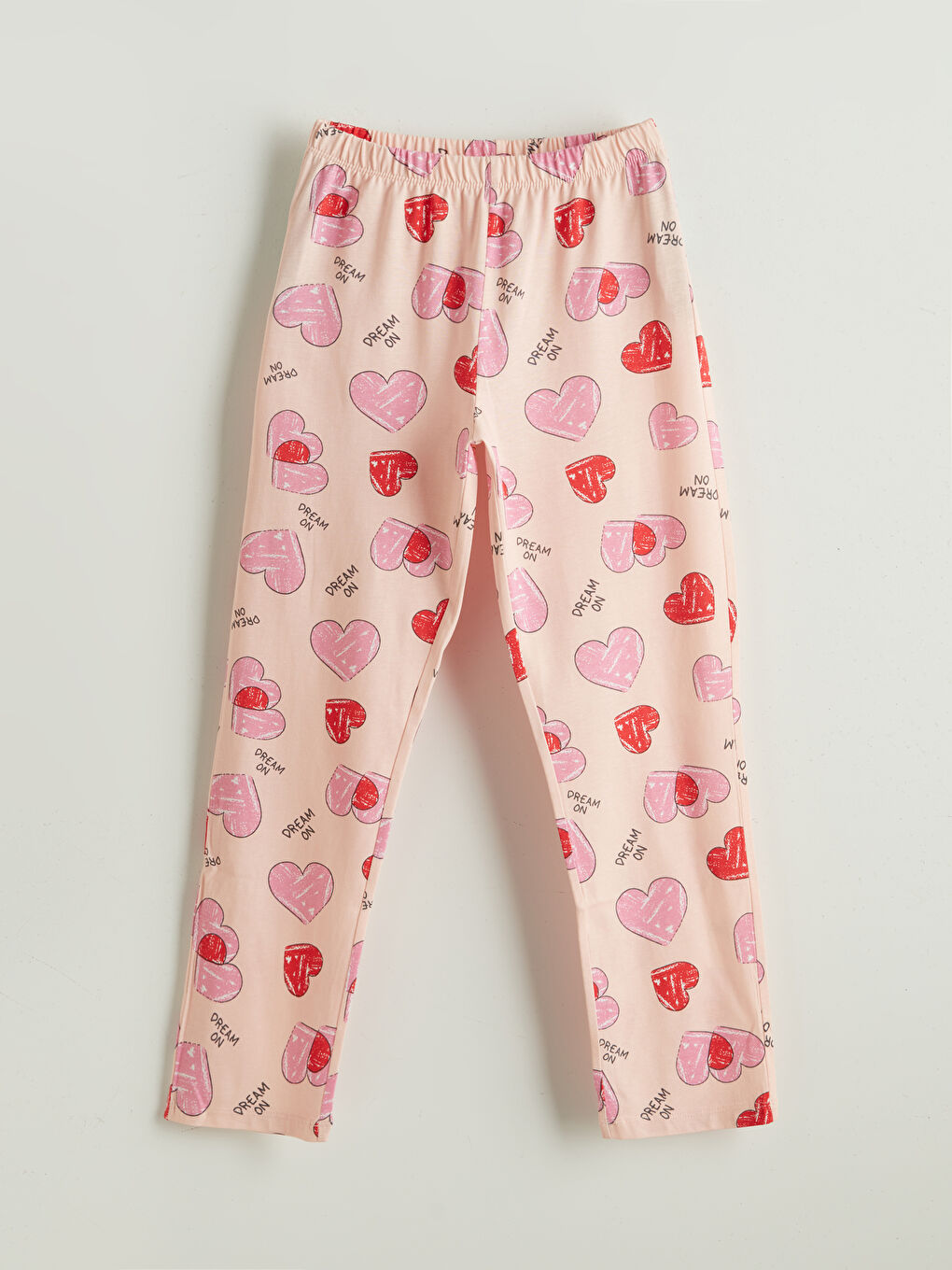 LCW Kids Collared Neck Girls' Pyjama Set -W51102Z4-LSZ