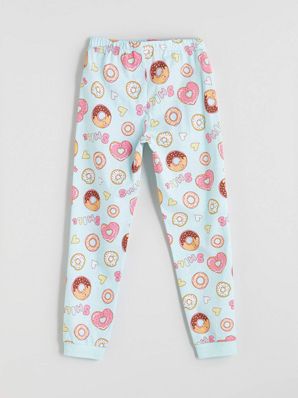 Crew Neck Girls' Pyjama Set-6