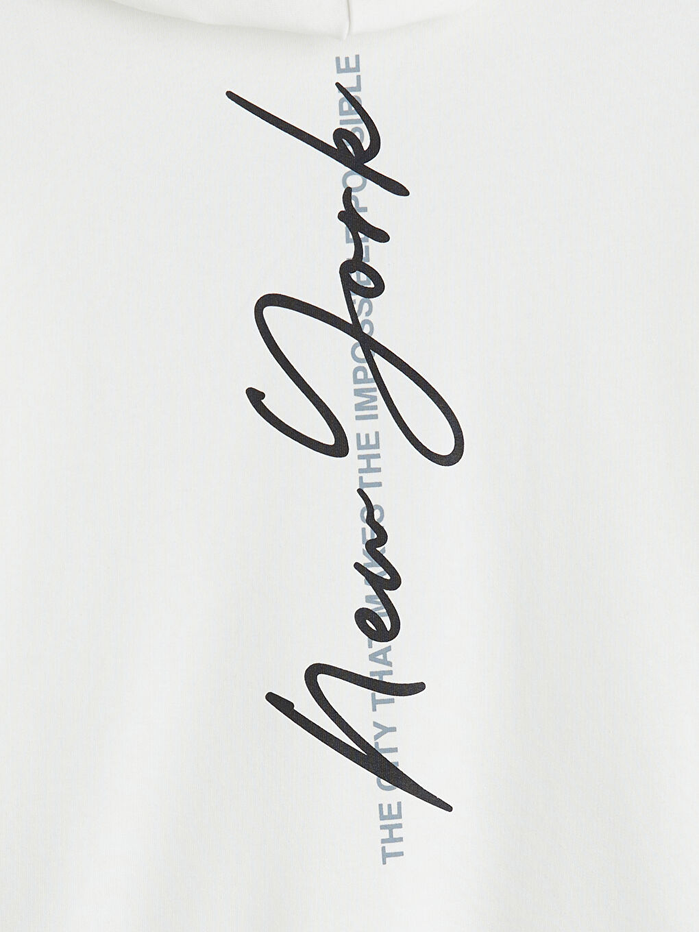 Ekru New York Baskılı Erkek Çocuk Sweatshirt-3