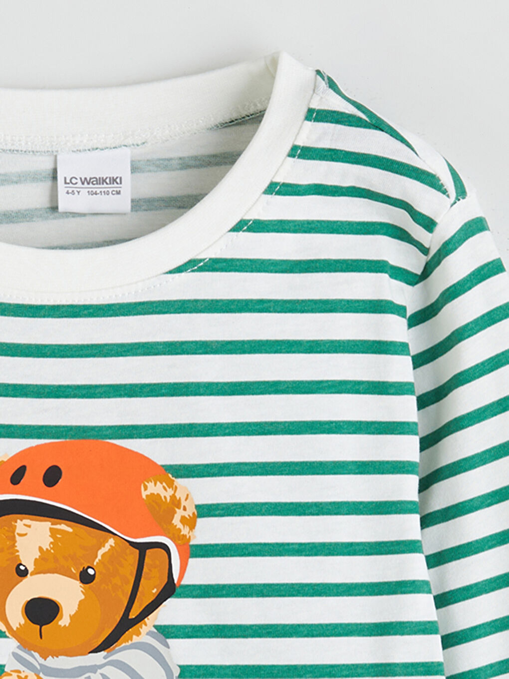 LCW Kids طقم بيجامة للأولاد بطبعة بياقة دائرية -W51125Z1-LRA
