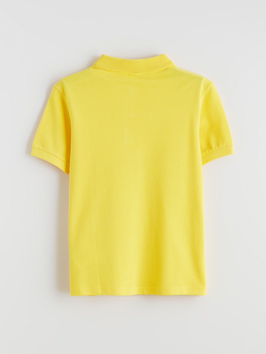 Sarı Polo Yaka Kız Çocuk Tişört-2