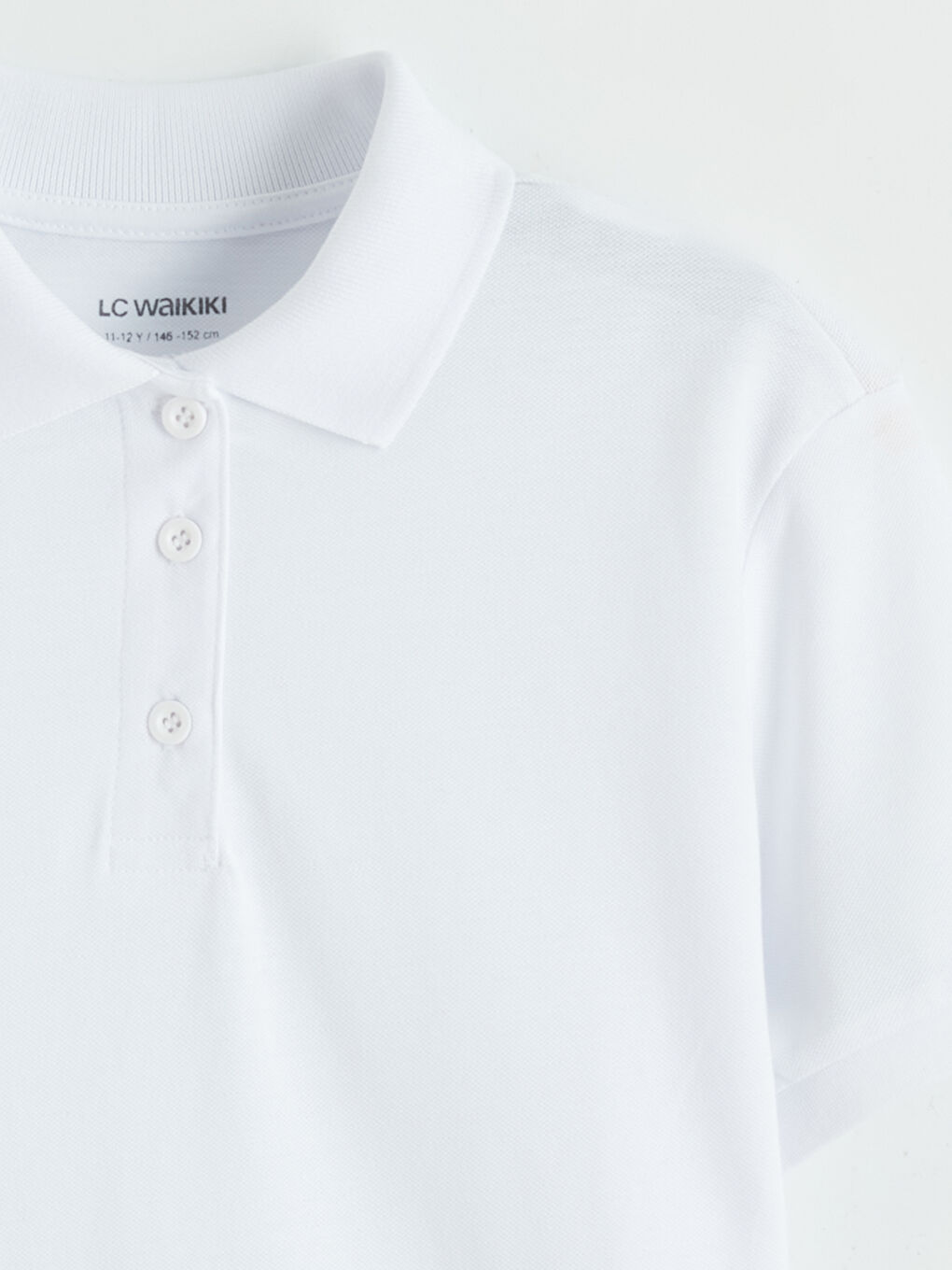 Polo Neck Girls' T-Shirt-2