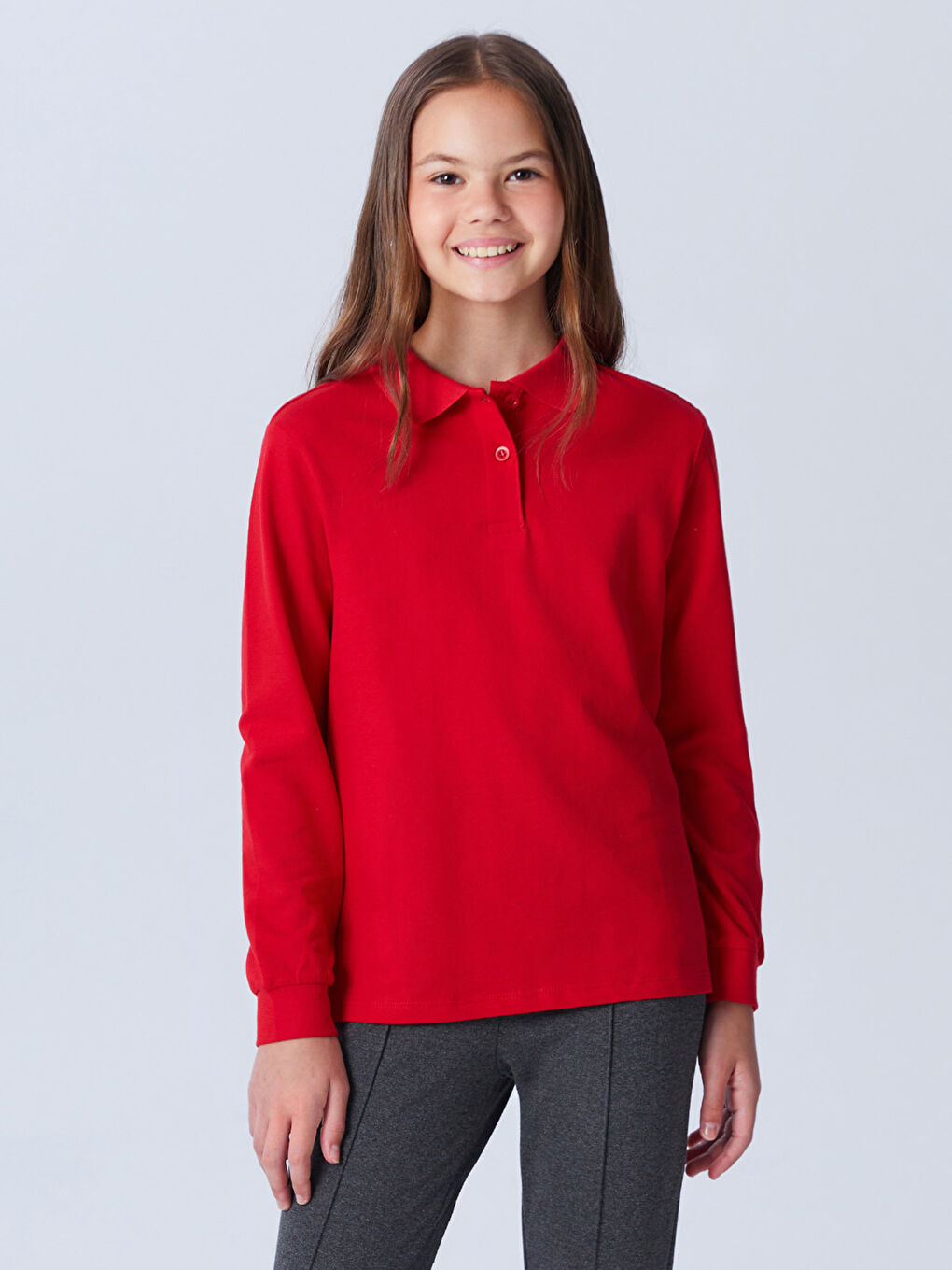 LCW Kids تيشيرت بأكمام طويلة -W51132Z4-HPM