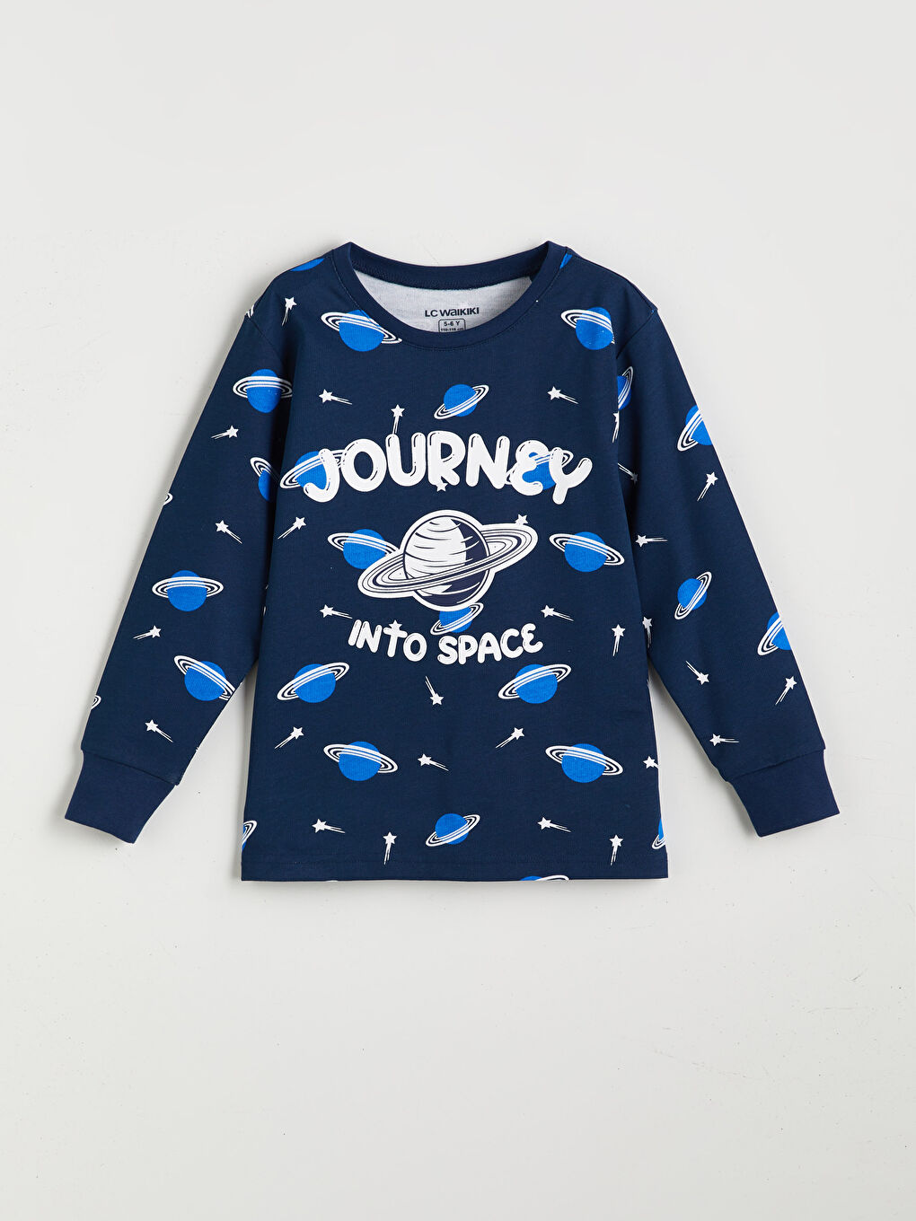 LCW Kids بيجاما ولادي بياقة دائرية -W51144Z4-LSJ