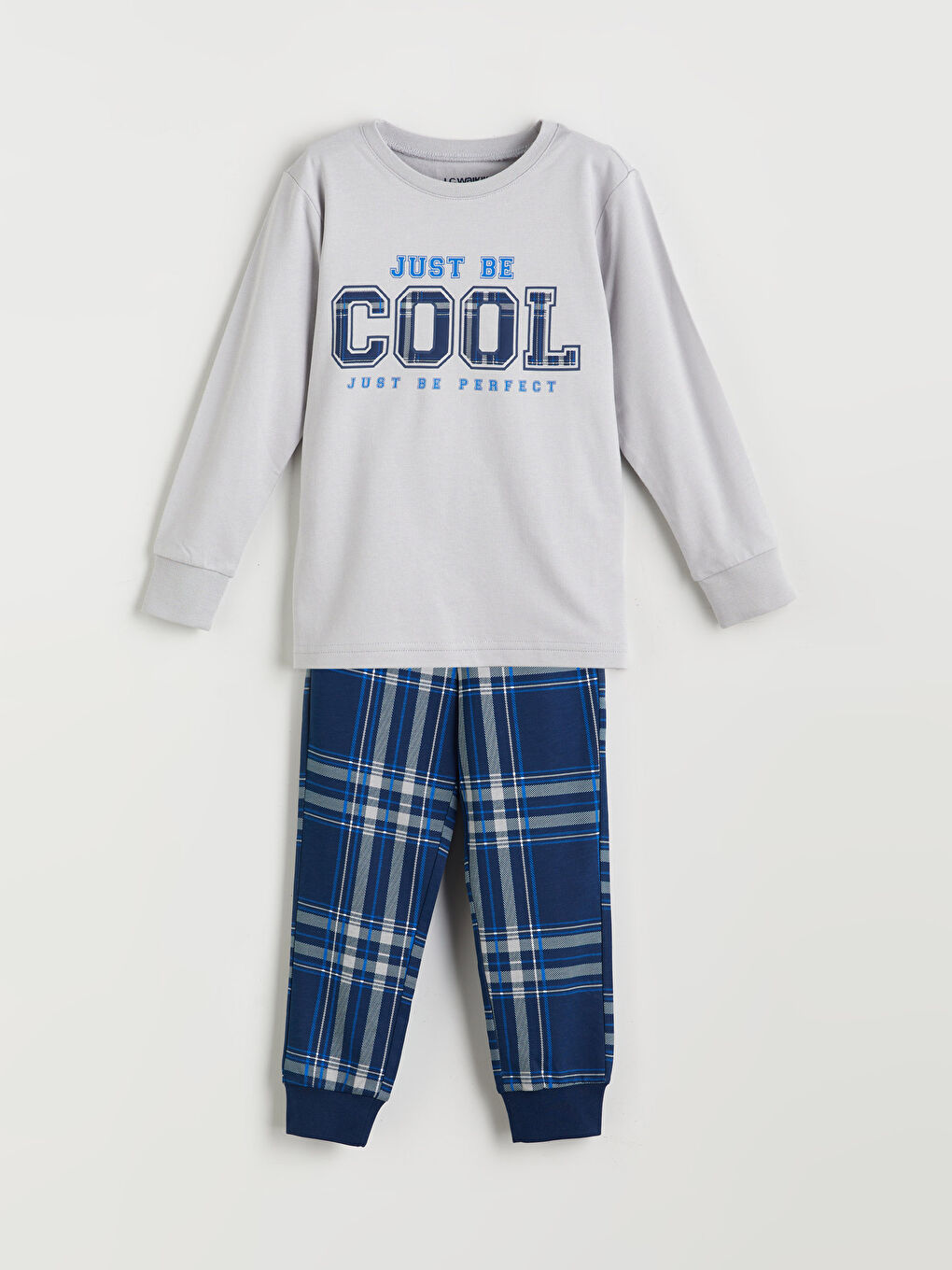 LCW DREAM Crew Neck Printed Boys' Pyjama Set -W51147Z4-KXV