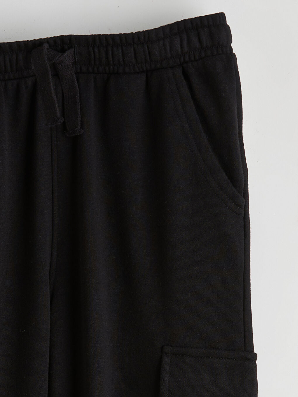 Elasticated Waist Boys' Cargo Sweatpants-1