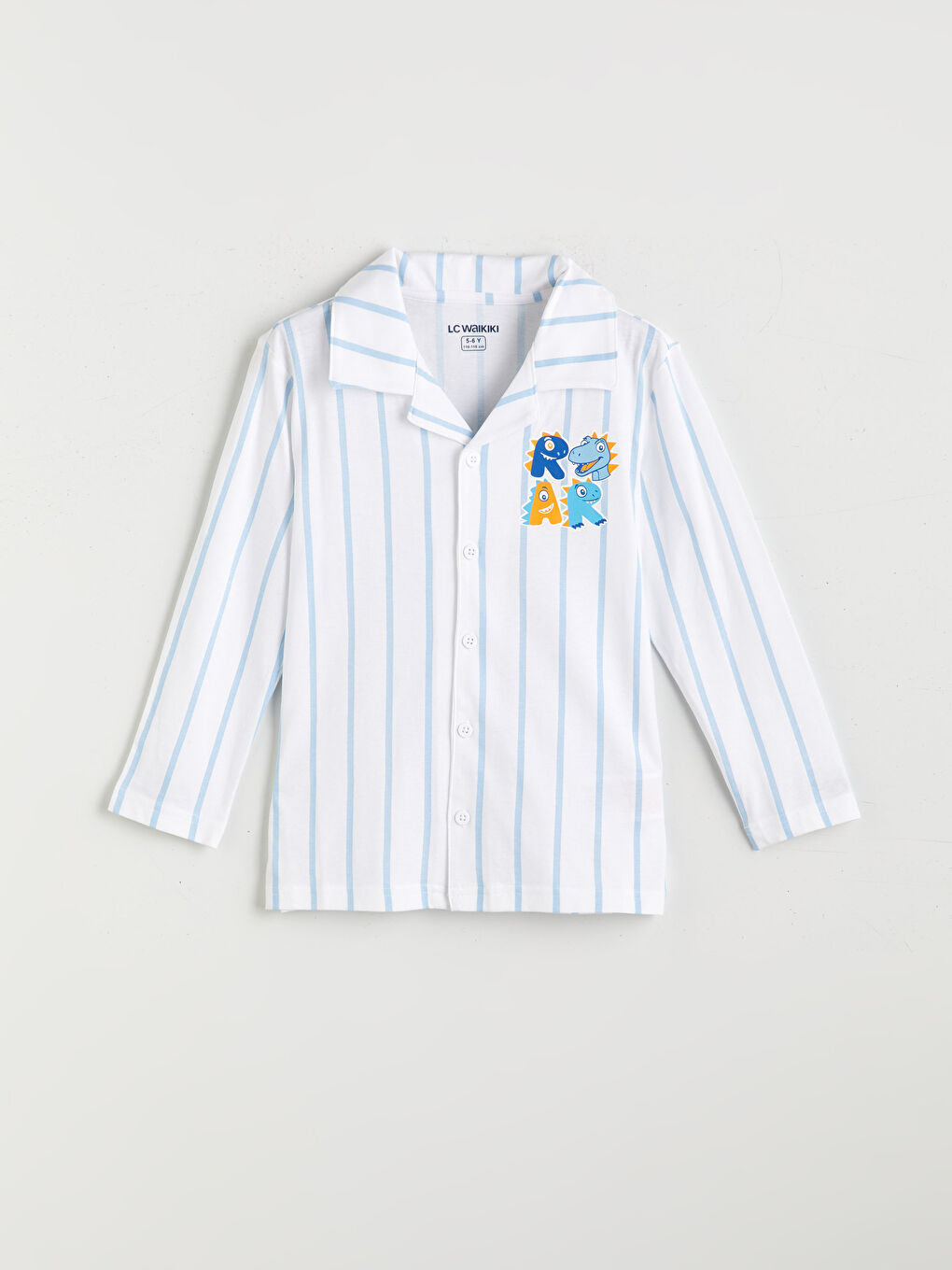 LCW Kids Collared Neck Boys' Pyjama Set -W51160Z1-LQK