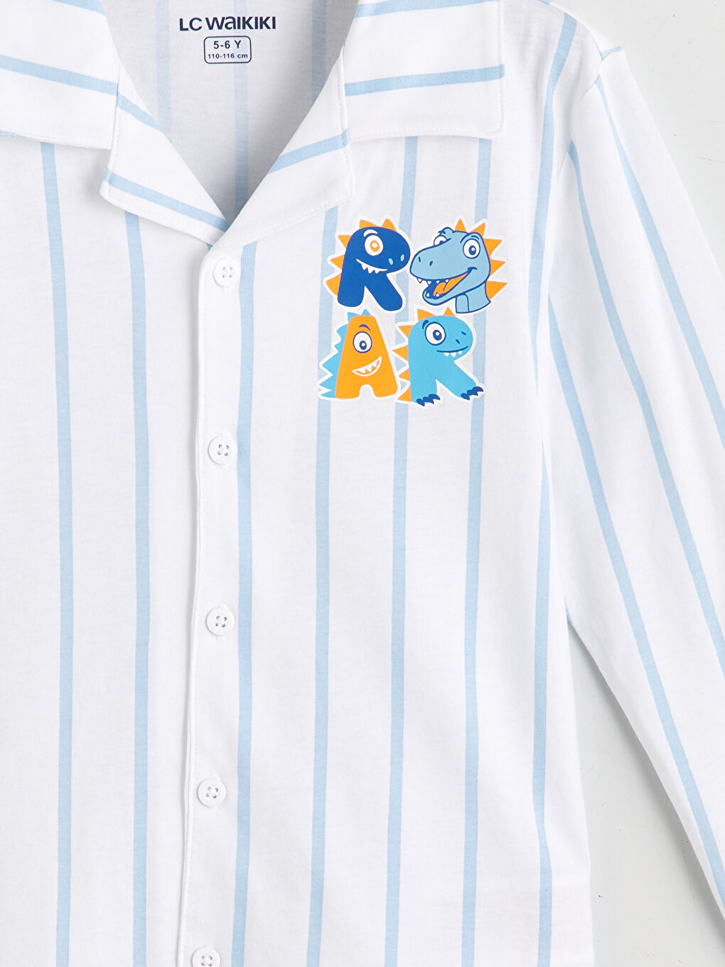 LCW Kids Collared Neck Boys' Pyjama Set -W51160Z1-LQK