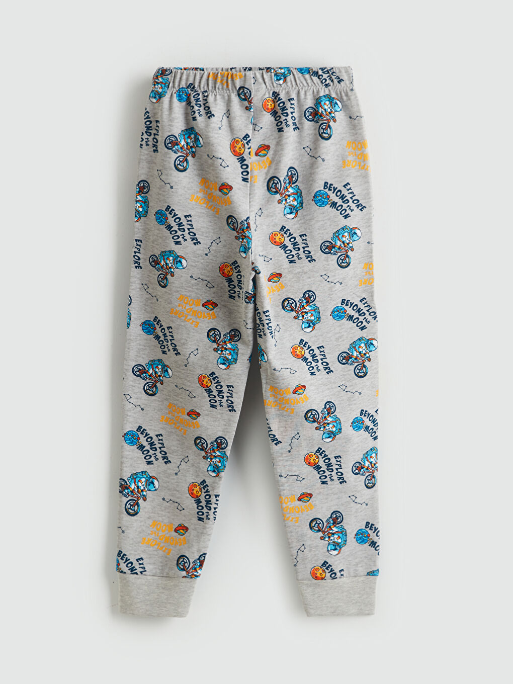 LCW Kids Crew Neck Boys' Pyjama Set -W51163Z4-GAA