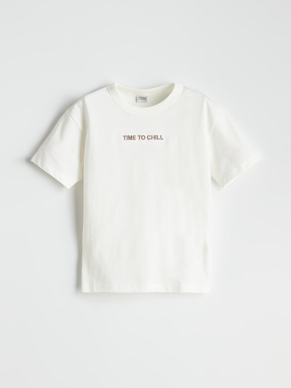 LCW Kids Crew Neck Plain Boys' T-Shirt -W51167Z4-R9J