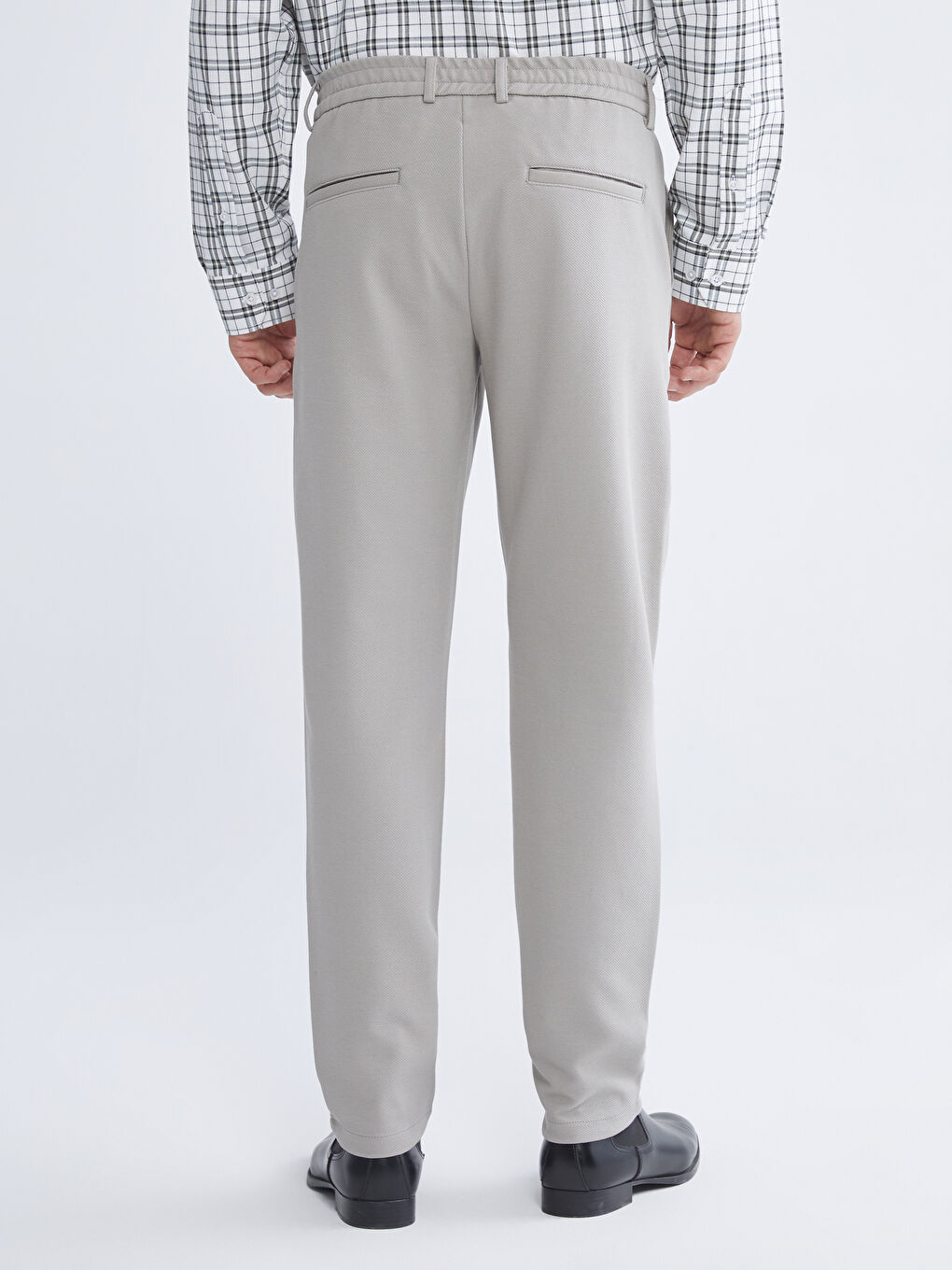 Bej Standart Kalıp Erkek Pantolon-3