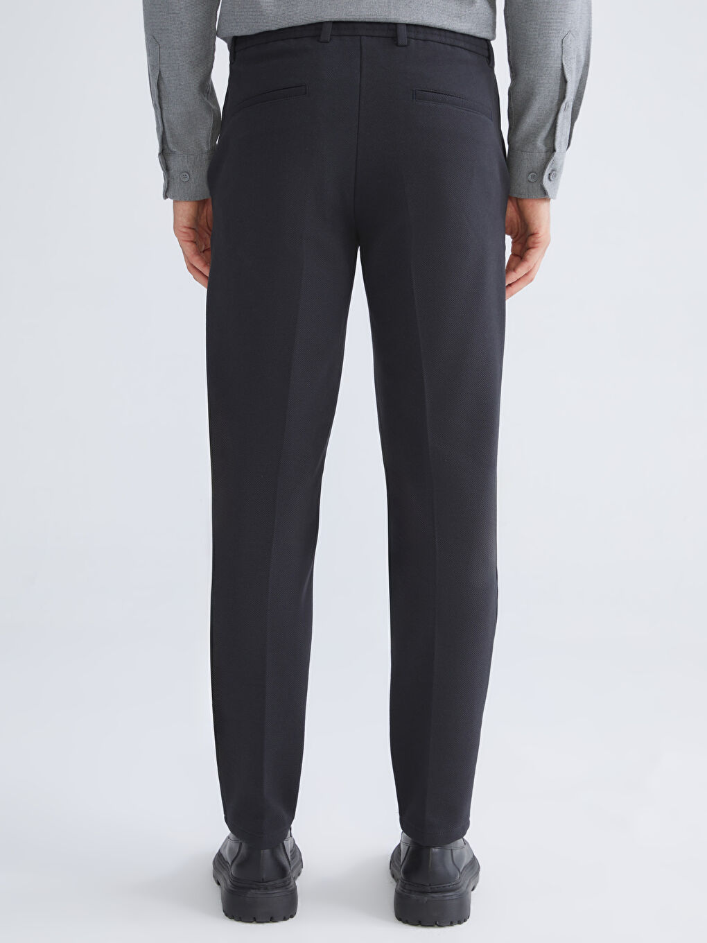 Antrasit Standart Kalıp Erkek Pantolon-3